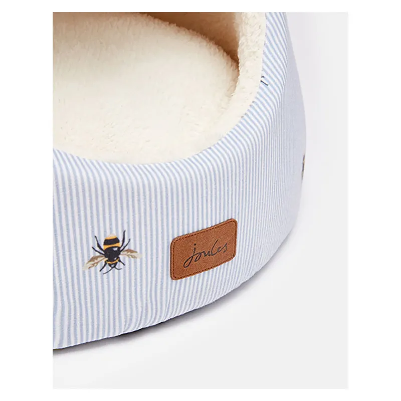 Joules Cat Hideaway in Ticking Bee-2