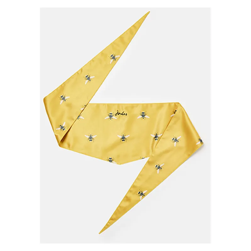Joules Neckerchief in Gold Bee Print-1