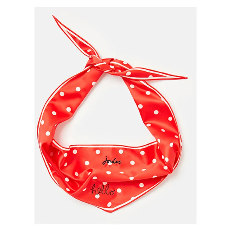 Joules Neckerchief in Red Polka Dot