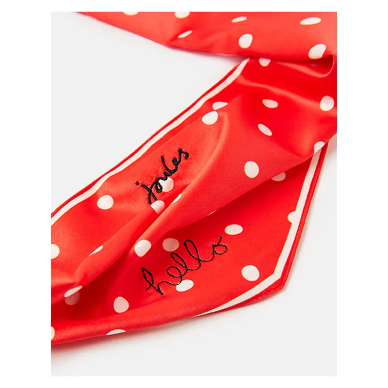 Joules Neckerchief in Red Polka Dot-2