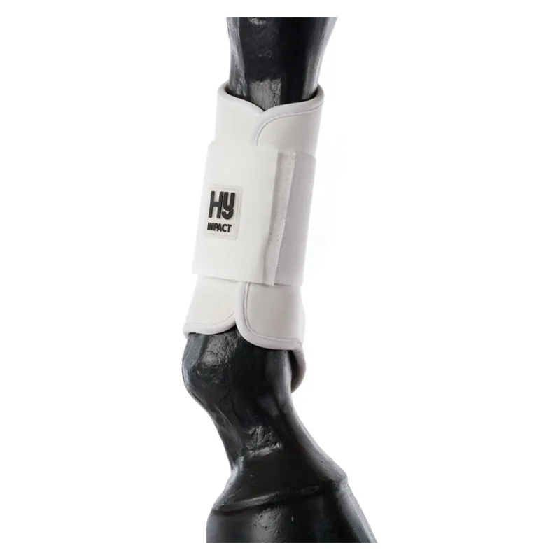 Hy Equestrian Brushing Boots in White