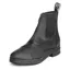 Hy Equestrian Wax Leather Zip Boot in Black