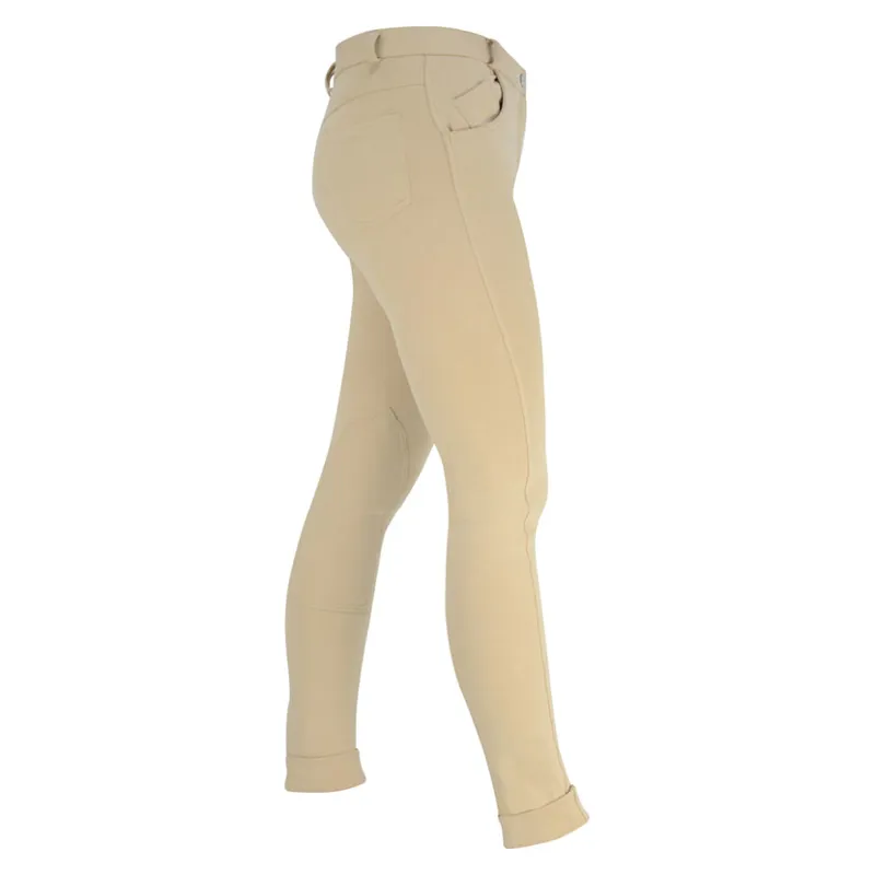 Hy Equestrian Melton Ladies Jodhpurs in Beige-1