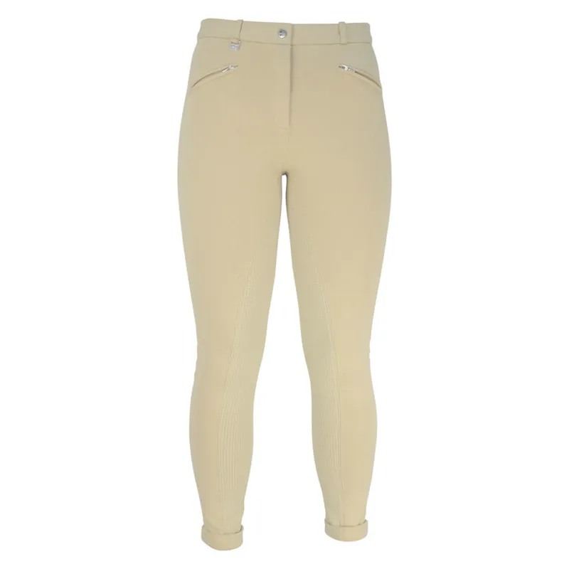 Hy Performance Raised Polka Dot Children's Jodhpurs in Beige