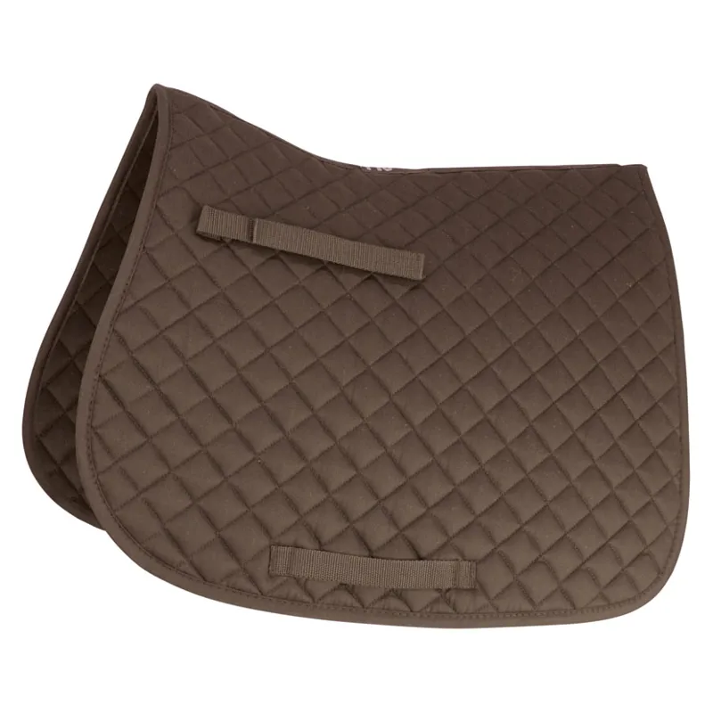 Hy Equestrian Showjump Saddle Cloth - - Brown pony
