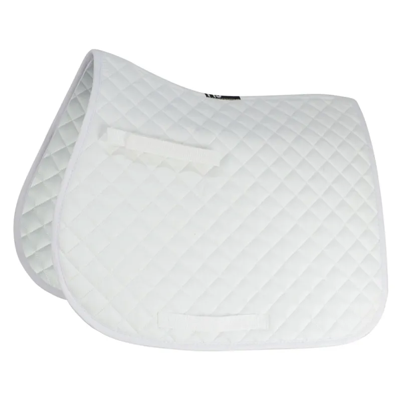 Hy Equestrian Showjump Saddle Cloth in White