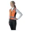 Hy Viz Please Pass Wide and Slow Waistcoat in Orange/Black