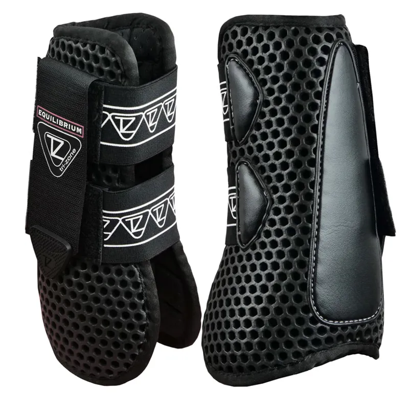 Equilibrium Products Tri-Zone Open Fronted Boots in Black