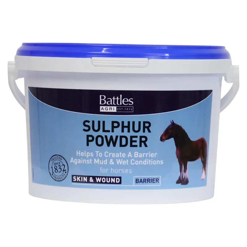 Battles Sulphur Powder in Blue