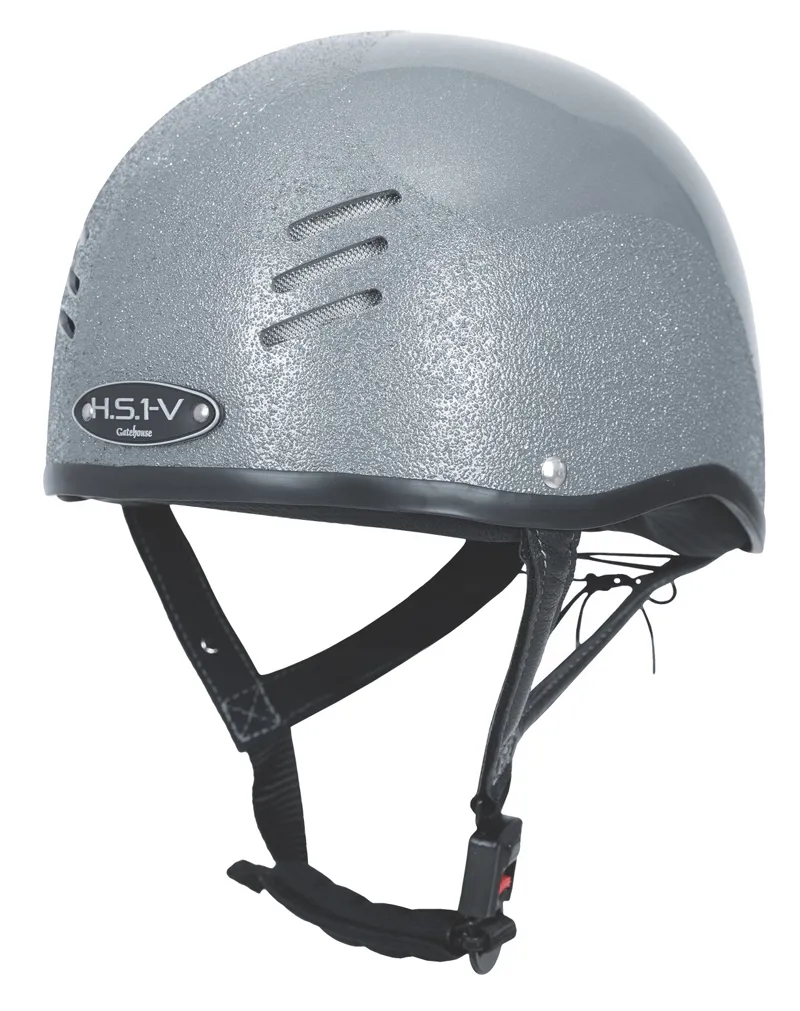 Gatehouse HS1 Vented Jockey Skull Helmet in Anthracite Grey