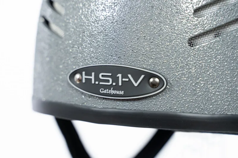 Gatehouse HS1 Vented Jockey Skull Helmet in Anthracite Grey-1