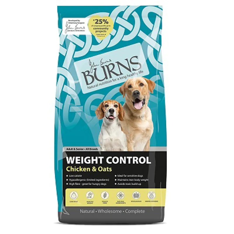 Burns Weight Control Chicken and Oats 12kg