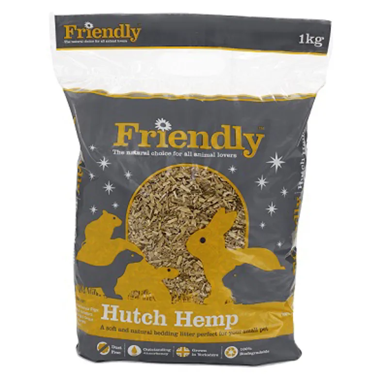 Small Friendly Hutch Hemp 4x1kg