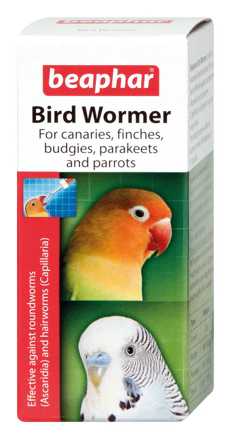 Beaphar Bird Wormer 10ml x 6