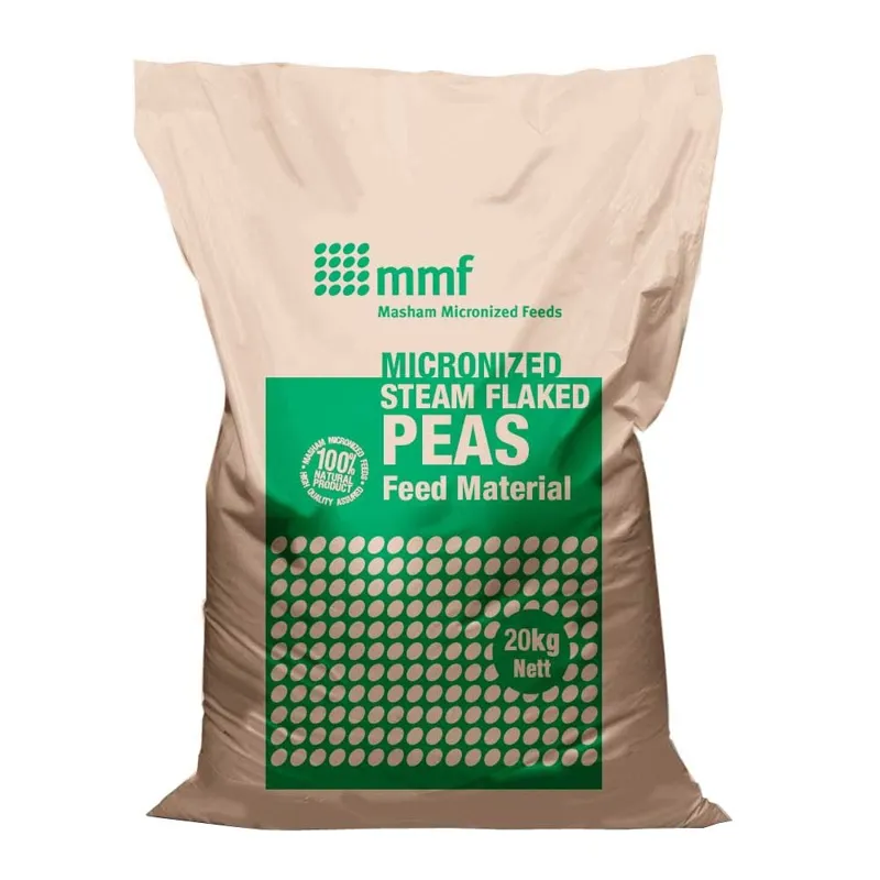 Micronized Cooked Flaked Peas 25kg
