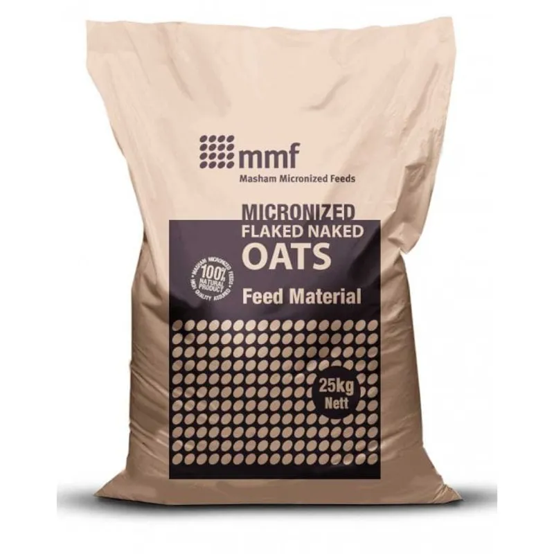 Micronized Flaked Naked Oats 25 kg