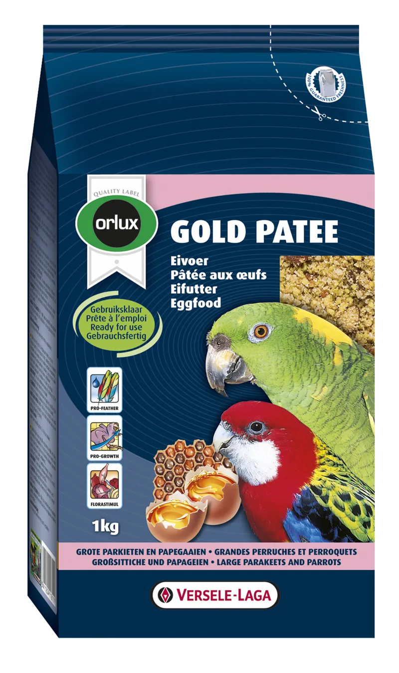VL Gold Patee Lrg Parakeets Parrots 1kg