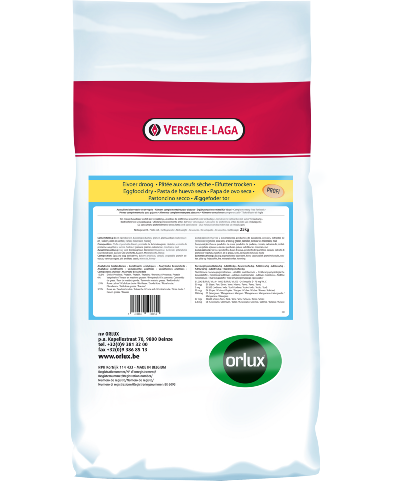 VL Eggfood Dry Yellow Pro 25 kg