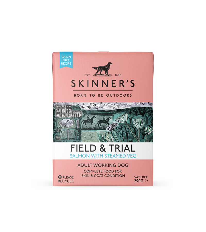Skinners FandT Adult Grain Free Salmon Wet Food 18x390g-2