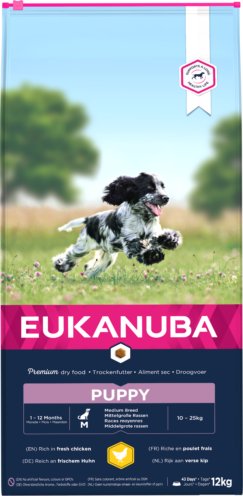 Eukanuba Puppy Medium Chicken 12 kg
