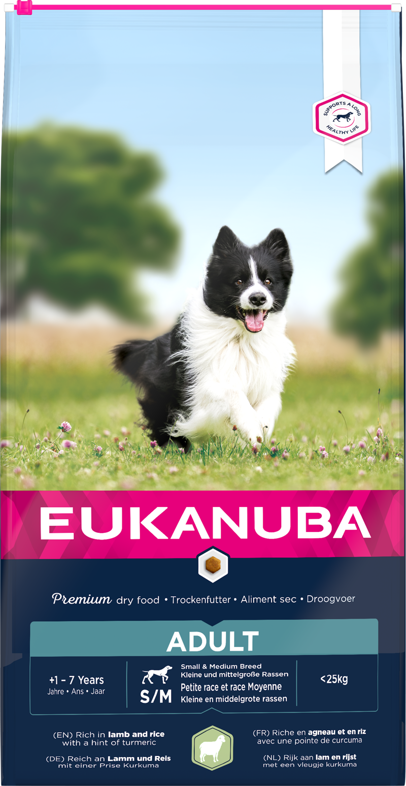 Eukanuba Adult Sml/Med Lamb 12 kg
