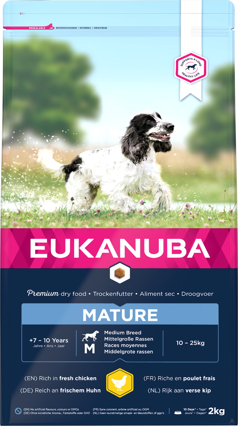 Eukanuba Mature Medium Chicken 4x2kg