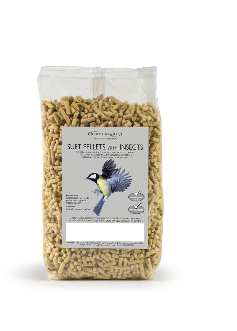 JJ Suet Pellets with Insects 12x1kg