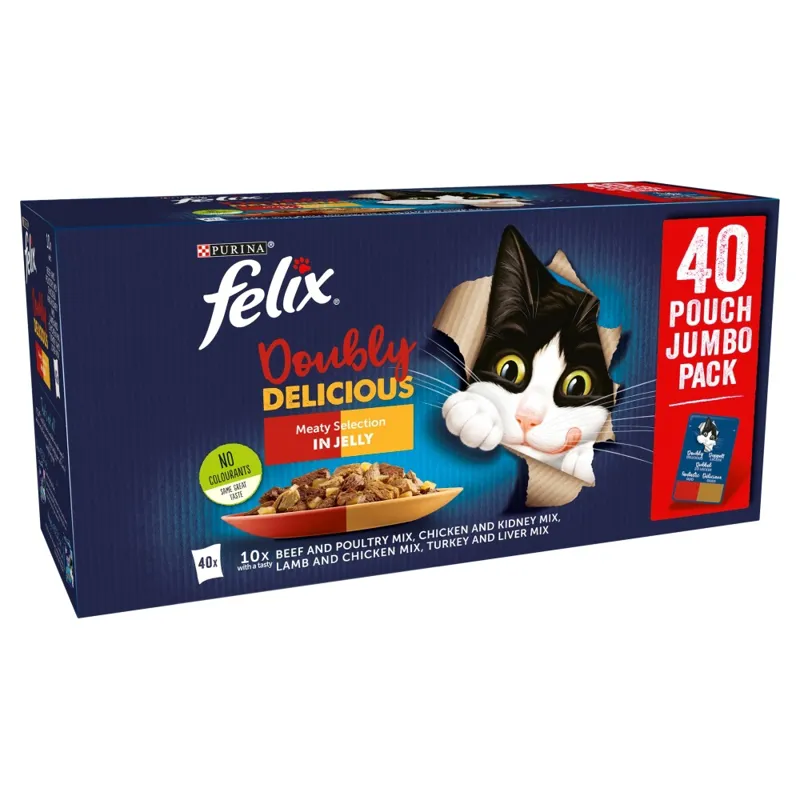 Felix Pch AGAIL Dbly Dl Meat 40x100g