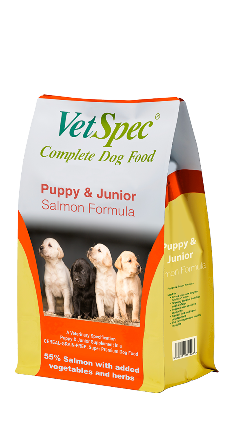 VetSpec Complete Pup Jun Salmon 2kg