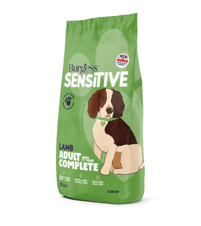 Burgess Sensitive Dog Lamb & Rice 12.5kg