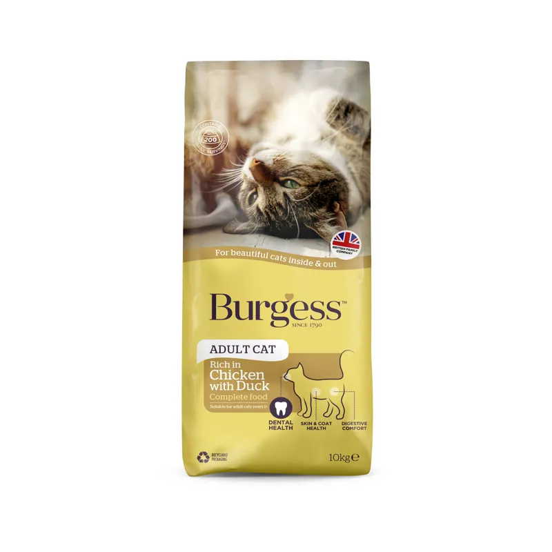 Burgess Adult Cat Chicken & Duck 1.5 kg