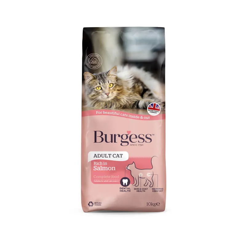 Burgess Adult Cat Scottish Salmon 10 kg