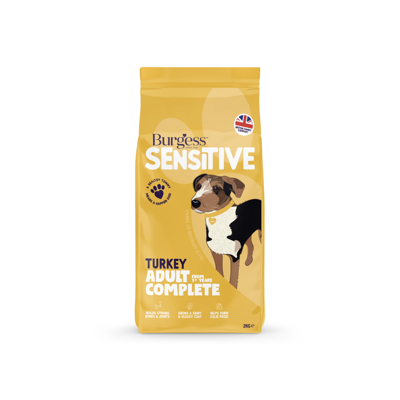 Burgess Sensitive Dog Turkey & Rice 2 kg