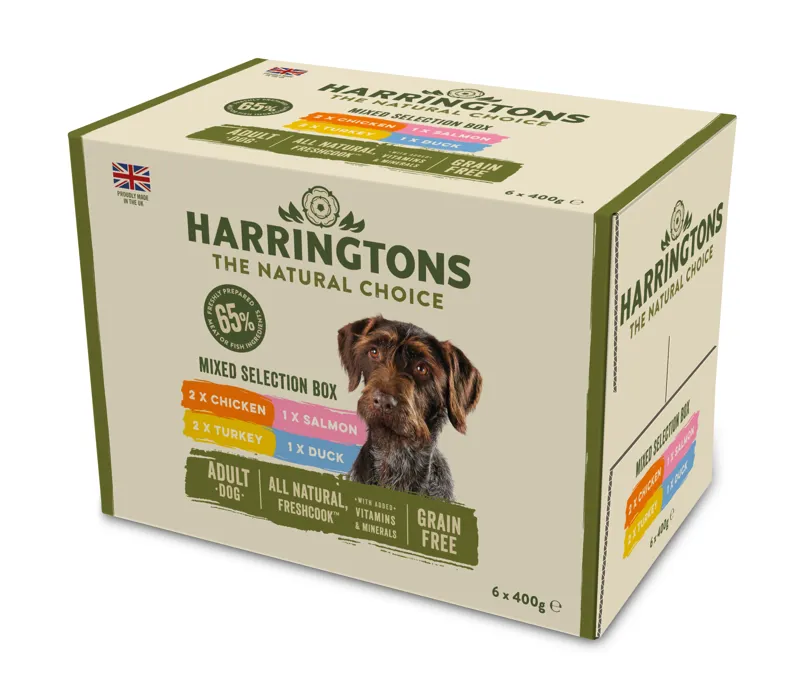 Harringtons Dog Wet Mixed Pack 6x400g