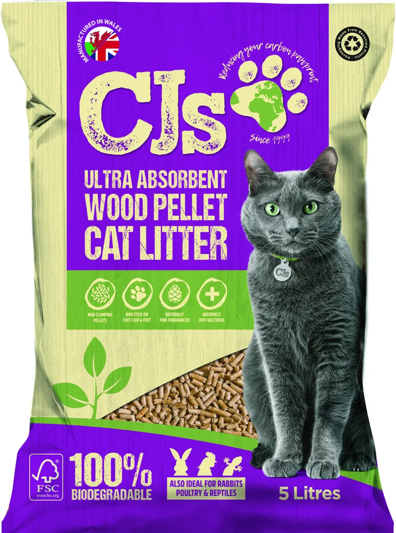 CJs Ultra Absorb Cat Litter Pellets 5 L