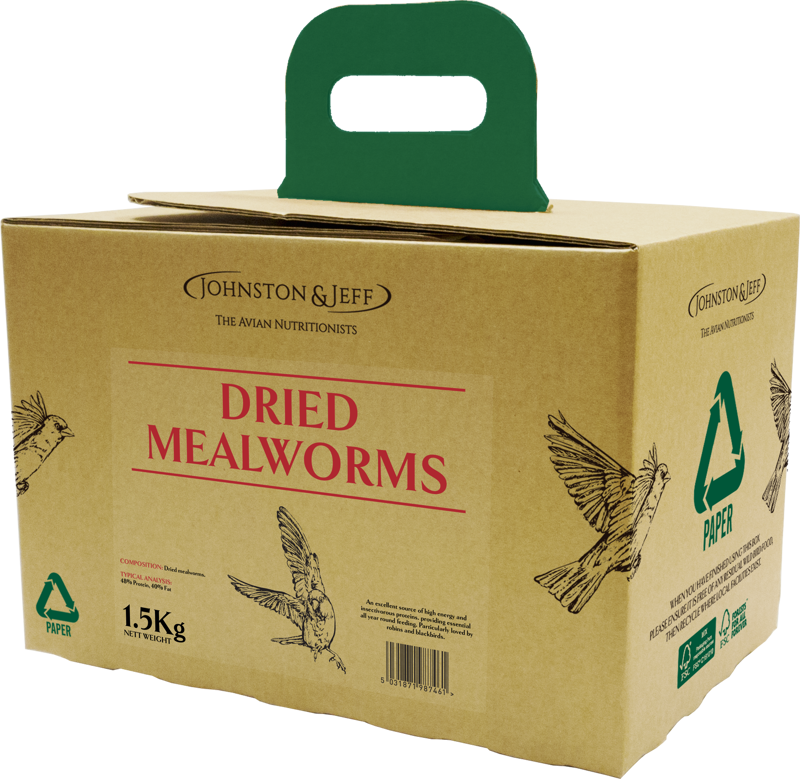 JJ Mealworms in EcoBox 1.5 kg