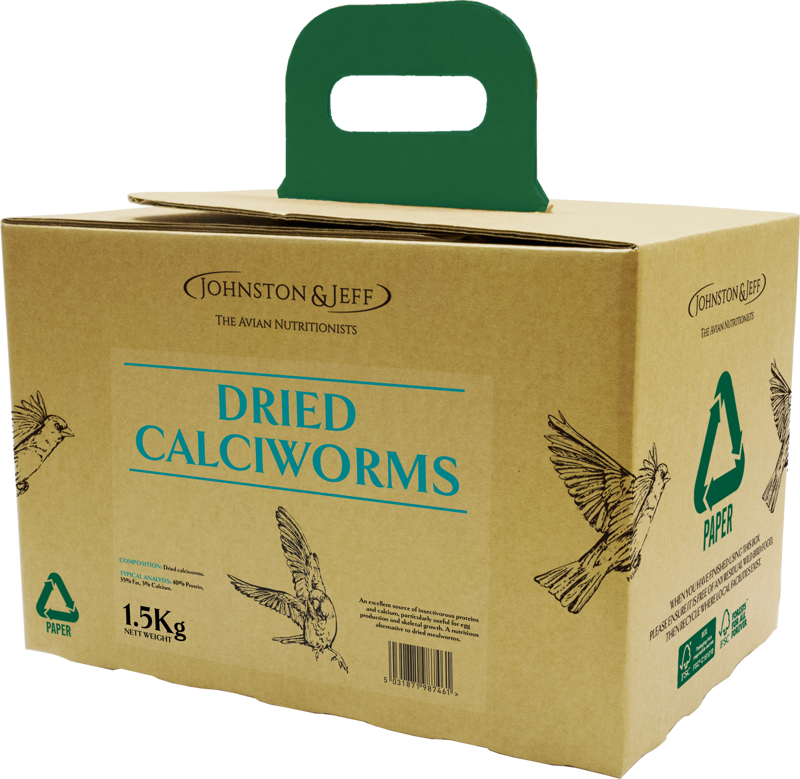 JJ Dried Calciworms in EcoBox 1.5 kg