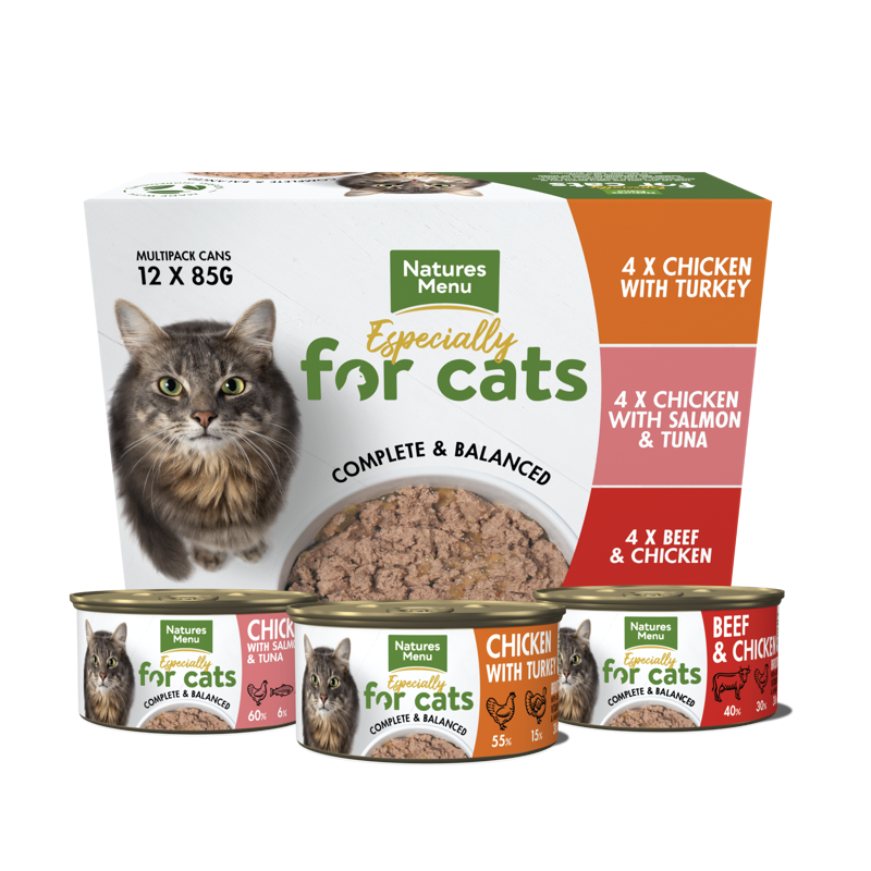 N/Menu Cat Multipack Tins 4x12x85g