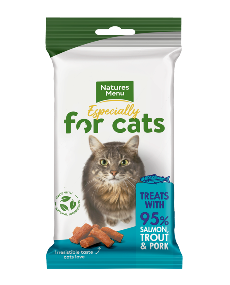 N/Menu Cat Treat Salmon & Trout 12x60g