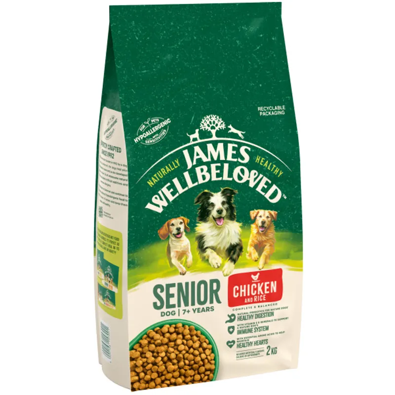 James Wellbeloved JW Dog Senior Chicken and Rice 2 kg