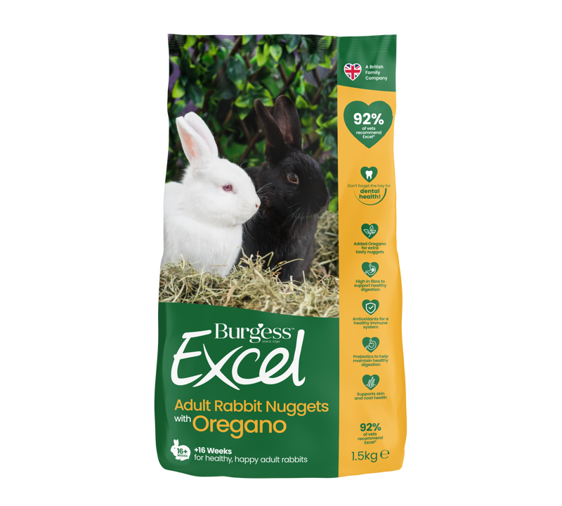Burgess Excel Rabbit Nug Oregano 4x1.5kg
