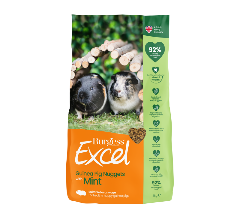 Burgess Excel Adult Guinea Pig with Mint 3kg