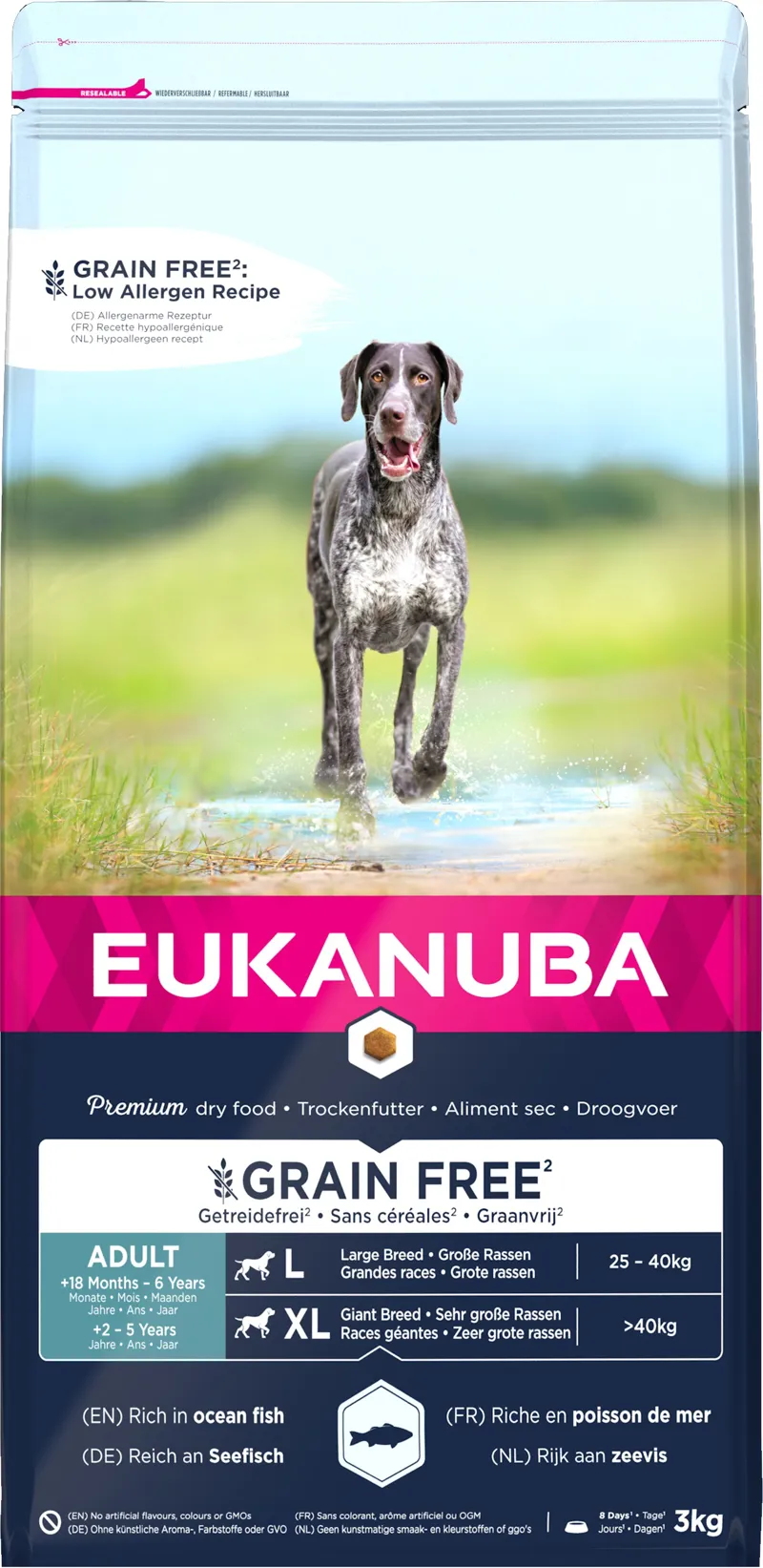 Eukanuba Adult GF L OFish 3x3kg