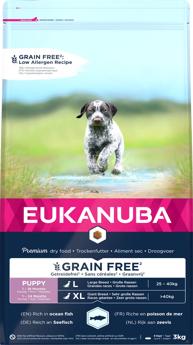 Eukanuba Puppy GF L OFish  3x3kg