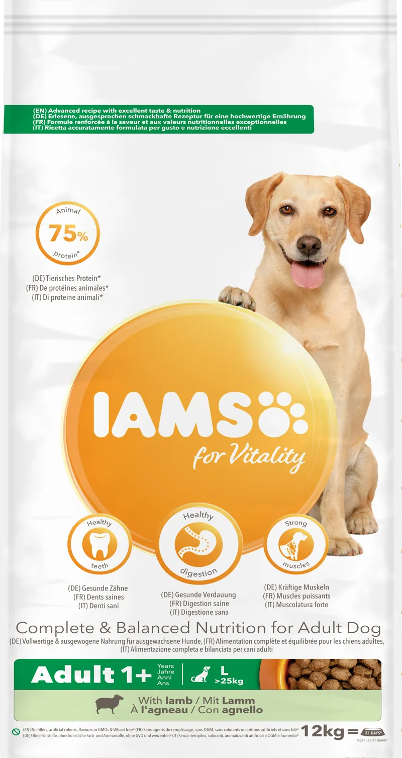 Iams Dog Adult L Lamb 12 kg