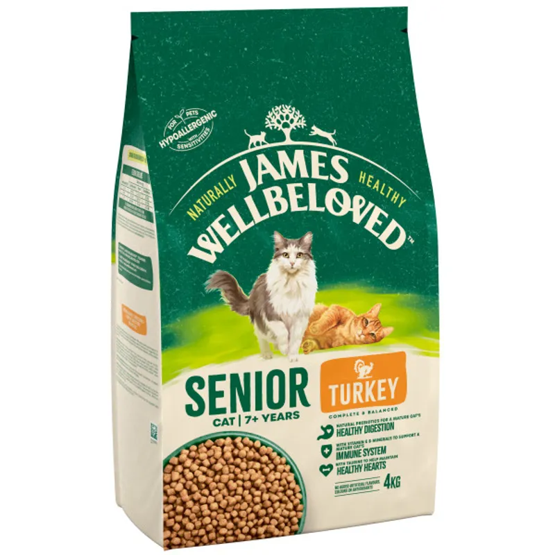 JW Cat Senior Turkey 4 kg