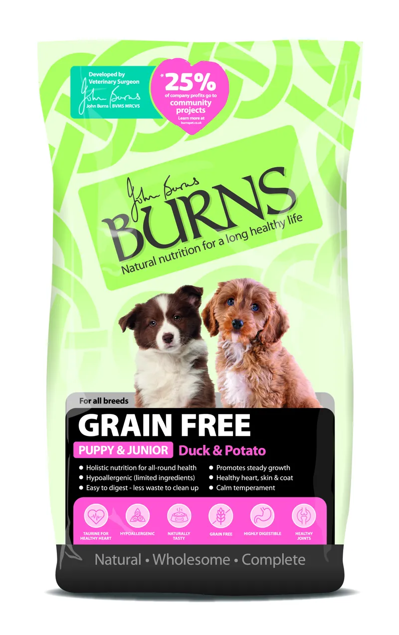 Burns Puppy Grain Free Duck 6 kg