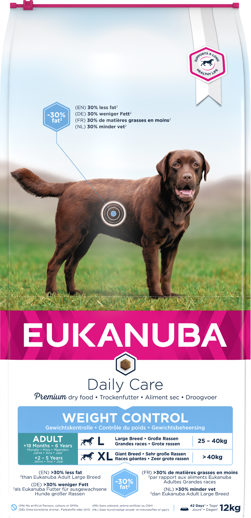 Eukanuba Adult DCare Weight Cont L 12kg
