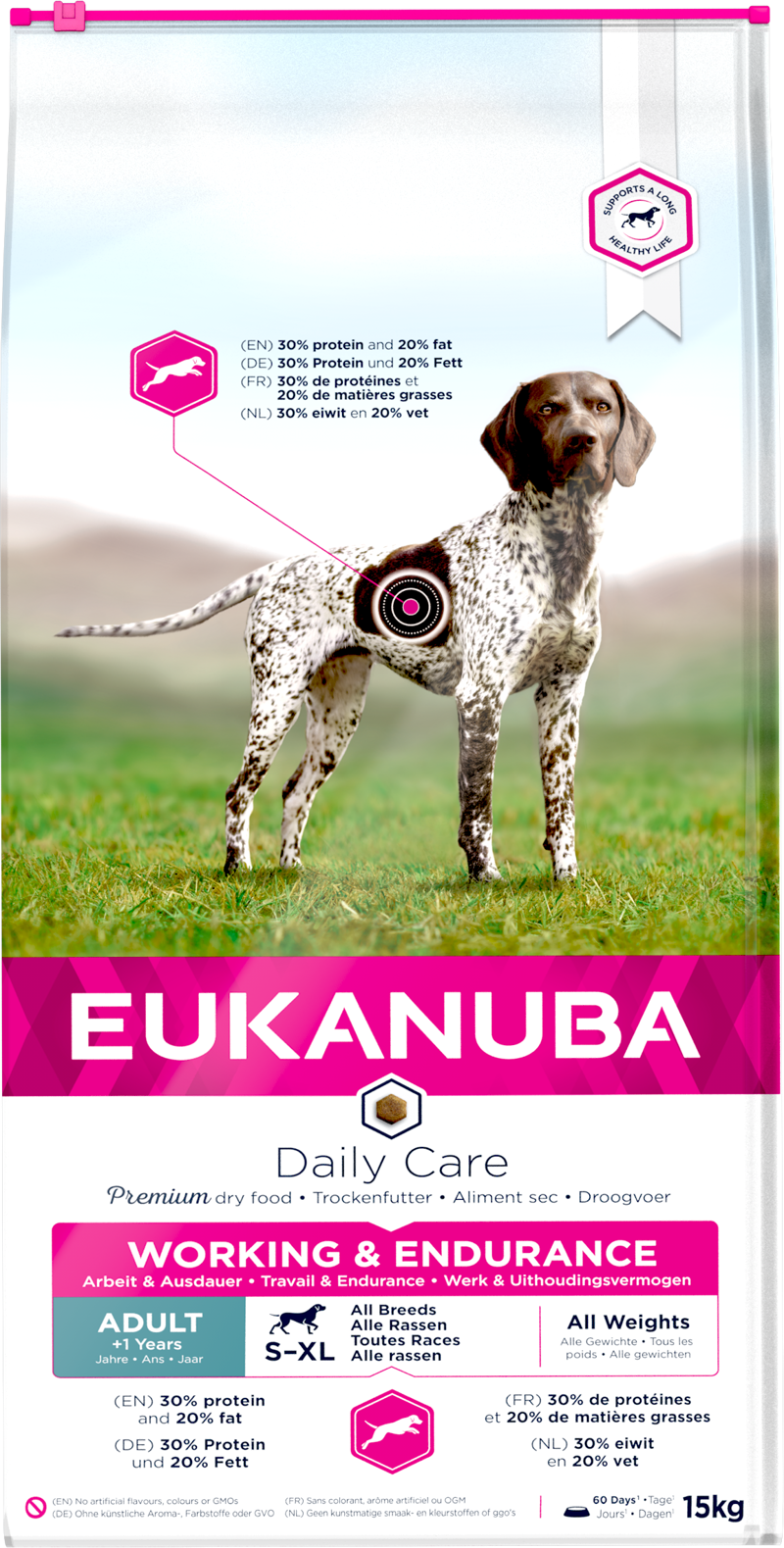 Eukanuba Adult DCare Working Endu 15kg