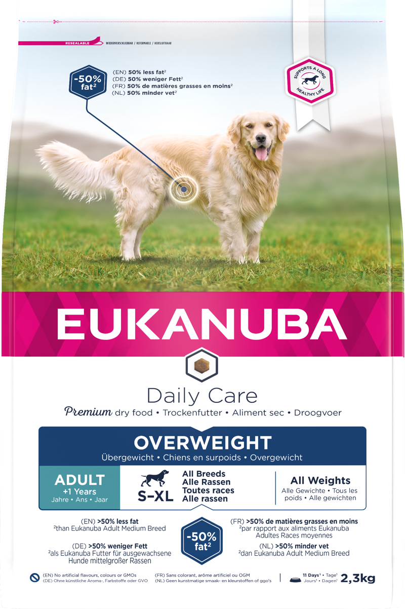Eukanuba Adult D/Care Overweight 3x2.3kg